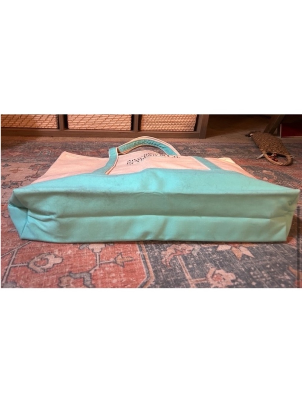 NEW TIFFANY & CO. Vision & Virtuosity Exhibit London Canvas Tote Bag Cream RARE - Picture 9 of 11